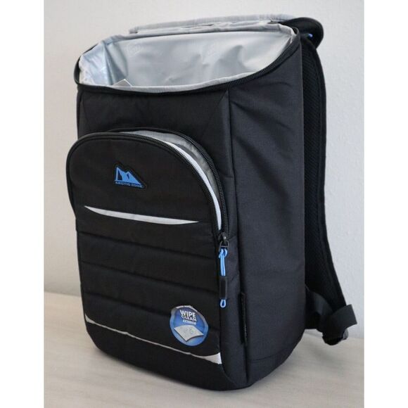 Arctic Zone 24 Can Black Backpack Cooler- Microban Lining & SuperFoam Insulation - Picture 10 of 11